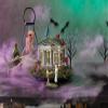 Department 56 Snow Village Halloween Ghost Office Lit Building, 6.77 Inch, Multicolor view 3