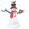 Department 56 Accessories for Village Collections Cardinals on Christmas Snowman Figurine, 3.375 Inch, Multicolor view 2