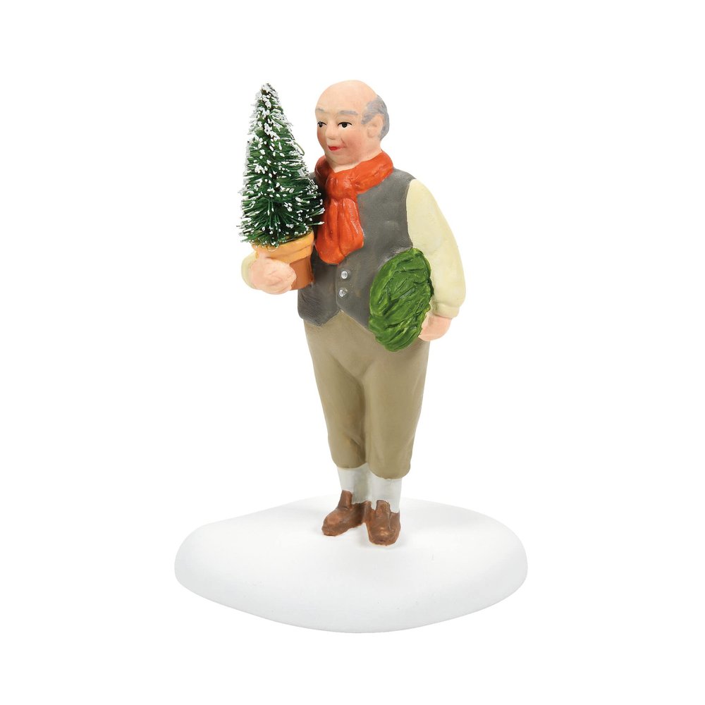 Department 56 Dickens Village Accessories Gardener for Hire Figurine, 2.44 Inch, Multicolor