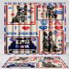 4th of July Independence Day I Love USA Blue Heeler Dog Bath Mat & Shower Curtain Combo - Non-Slip Bathroom Plush Rug Mat Polyester Bathtub Curtain Screens with Hook, BM 20''x 32'', SC 48"x72" view 1