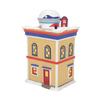 Department 56 Peanuts Village Pinecrest Barber Shop Lit Building, 7.44 Inch, Multicolor view 2