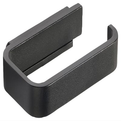 ZONE DENMARK Rim Wall Toilet Paper Holder - A Sleek, Stylish & Modern Accessory | Space-Saving Solution | Keep Your Bathroom Organized and Chic with This (Black)