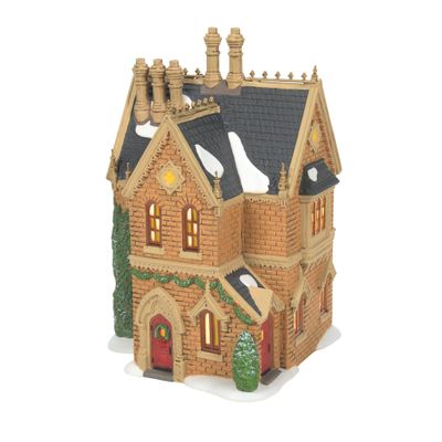 Department 56 Dickens Village Covent Garden Manor Lit Building, 7.52 Inch, Multicolor