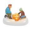 Department 56 Snow Village Accessories Christmas Eve Preparations Lit Figurine, 2.28 Inch, Multicolor view 1