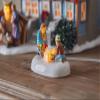 Department 56 Snow Village Accessories Christmas Eve Preparations Lit Figurine, 2.28 Inch, Multicolor view 3