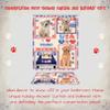 4th of July Independence Day I Love USA Golden Retriever Dog Bath Mat & Shower Curtain Combo - Non-Slip Bathroom Plush Rug Mat Polyester Bathtub Curtain Screens with Hook, BM 20''x 32'', SC 69"x72" view 4