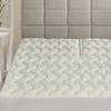 Waterproof Jacquard and Viscose derived from Bamboo, Blend Fitted Topper, Top Split Cal King Mattress Pad by Royal Hotel view 1