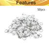 Heyiarbeit 50Pcs Curtain Track Rollers Plastic Twin Wheeled Carriers Drapery Rail Sliding Glider for Windows Shower Curtain Tracks 0.55" Dia view 3