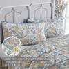 VHC Brands Wilder, Farmhouse Quilted Bed Sham, King, Floral, Blue & Green, 21x37 view 3
