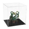 A+ DESIGN Clear Acrylic Display Case Assemble Collectibles Box Alternative Glass Case for Display Action Figures Home Storage & Organizing Toys (3x3x3 inch; 7.5x7.5x7.5 cm) view 1