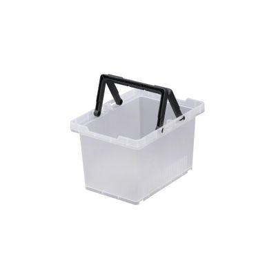 JEJ Astage SPB-N45C Storage Box, Separate Basket, 45, Clear, Made in Japan, Outdoor, Camping, Stackable, Width 8.7 x Depth 12.2 x Height 7.1 inches (22 x 31 x 18 cm)