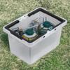JEJ Astage SPB-N45C Storage Box, Separate Basket, 45, Clear, Made in Japan, Outdoor, Camping, Stackable, Width 8.7 x Depth 12.2 x Height 7.1 inches (22 x 31 x 18 cm) view 4