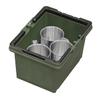 JEJ Astage #25 SPB-N25G Storage Box, Separate Basket, Green, Made in Japan, Outdoor, Camping, Stackable, Width 7.0 x Depth 9.3 x Height 5.5 inches (17.8 x 23.5 x 14 cm) view 4