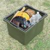 JEJ Astage #100 SPB-N100C Storage Box, Separate Basket, Sand Beige, Made in Japan, Outdoor, Camping, Stackable, Width 15.7 x Depth 18.9 x Height 11.0 inches (40 x 48 x 28 cm) view 3