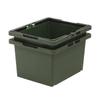 JEJ Astage #100 SPB-N100C Storage Box, Separate Basket, Sand Beige, Made in Japan, Outdoor, Camping, Stackable, Width 15.7 x Depth 18.9 x Height 11.0 inches (40 x 48 x 28 cm) view 4