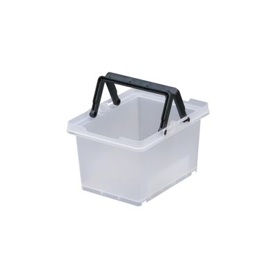 JEJ Astage SPB-N25C Storage Box, Separate Basket, 25, Clear, Made in Japan, Outdoor, Camping, Stackable, Width 7.0 x Depth 9.3 x Height 5.5 inches (17.8 x 23.5 x 14 cm)