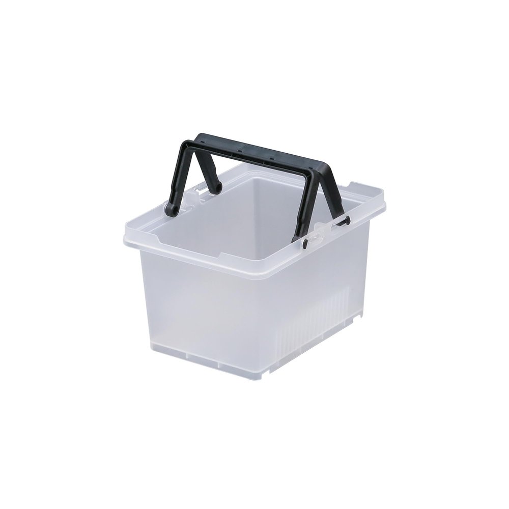 JEJ Astage SPB-N25C Storage Box, Separate Basket, 25, Clear, Made in Japan, Outdoor, Camping, Stackable, Width 7.0 x Depth 9.3 x Height 5.5 inches (17.8 x 23.5 x 14 cm)
