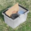 JEJ Astage SPB-N25C Storage Box, Separate Basket, 25, Clear, Made in Japan, Outdoor, Camping, Stackable, Width 7.0 x Depth 9.3 x Height 5.5 inches (17.8 x 23.5 x 14 cm) view 4