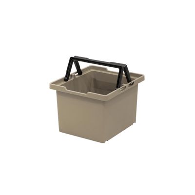 JEJ Astage SPB-N75S Storage Box, Separate Basket, #75, Sand Beige, Made in Japan, Outdoor, Camping, Stackable, Width 12.0 x Depth 14.3 x Height 9.4 inches (30.8 x 36.3 x 24 cm)