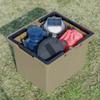JEJ Astage SPB-N75S Storage Box, Separate Basket, #75, Sand Beige, Made in Japan, Outdoor, Camping, Stackable, Width 12.0 x Depth 14.3 x Height 9.4 inches (30.8 x 36.3 x 24 cm) view 4