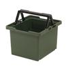 JEJ Astage #75 SPB-N75G Storage Box, Separate Basket, Green, Made in Japan, Outdoor, Camping, Stackable, Width 12.2 x Depth 14.4 x Height 9.4 inches (30.8 x 36.3 x 24 cm) view 1