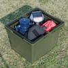 JEJ Astage #75 SPB-N75G Storage Box, Separate Basket, Green, Made in Japan, Outdoor, Camping, Stackable, Width 12.2 x Depth 14.4 x Height 9.4 inches (30.8 x 36.3 x 24 cm) view 3