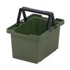 JEJ Astage #45 SPB-N45G Storage Box, Separate Basket, Green, Made in Japan, Outdoor, Camping, Stackable, Width 8.7 x Depth 12.2 x Height 7.1 inches (22 x 31 x 18 cm) view 1