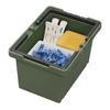 JEJ Astage #45 SPB-N45G Storage Box, Separate Basket, Green, Made in Japan, Outdoor, Camping, Stackable, Width 8.7 x Depth 12.2 x Height 7.1 inches (22 x 31 x 18 cm) view 4