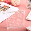 Yalikop Boss Lady Gifts for Women Desk Decor Sign,Classic Style,White view 2