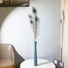 AETVRNI Ceramic Flower Vase,20'' Skinny Tall Vase for Decor,Pampas Grass Vase,Handmade Brushed Vase for Decorative Floor,Table,Fire Mantel,Fireplace,Entryway,Blue 50cm view 2