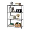 BestOffice Adjustable NSF-Certified Metal Shelf Wire Shelving Unit Storage for Small Places Restaurant Garage Pantry Kitchen Garage Rack (Black, 14" D x 36" W x 54" H) view 1