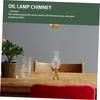 Retro Glass Oil Light Cover for Kerosene Lamp Xmas Dust Shield view 4