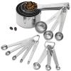16-Piece Measuring Cups and Spoons Set Includes 4 Metal Measuring Cups 6 Stainless Steel Tablespoon Teaspoon Measuring Spoons & 5 Mini Spoons for Measuring Liquid Dry Ingredients Home Kitchen view 1