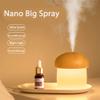 Humidifier Aroma Diffuser 250 ml Portable Mini USB Humidifier, with Night Light, Auto Shut-Off, for Car, Desk, Travel, Bedroom (Walnut) view 3