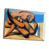 Pablo PicassoFigures at the seasideFramed Canvas Paintings Wall Art Canvas Poster Bedroom and Living Room Home Decor Ready to Hang(40x60cm-16x24inch),Framed view 1