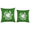 St Pattys Day Bad And Boozy - Funny Shamrock Drinking Day Throw Pillow view 3