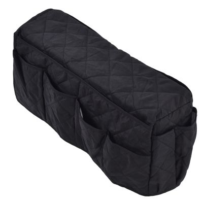 Sofa Chair Organizer Holder,Bedside Storage Organizer,Sofa Couch Chair Armrest Organizer,Remote Control Holder Armchair Organizer (Black)