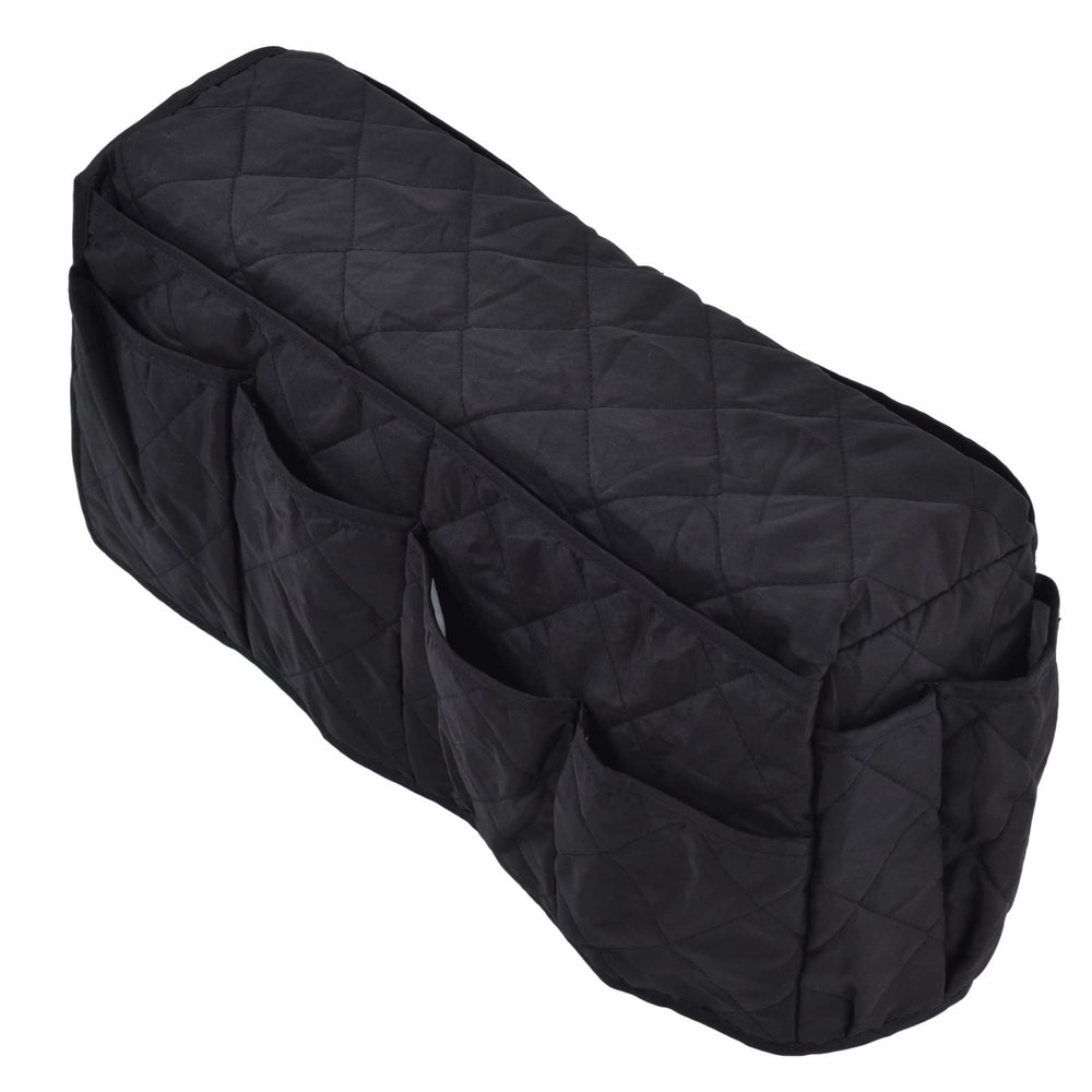 Sofa Chair Organizer Holder,Bedside Storage Organizer,Sofa Couch Chair Armrest Organizer,Remote Control Holder Armchair Organizer (Black)