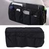 Sofa Chair Organizer Holder,Bedside Storage Organizer,Sofa Couch Chair Armrest Organizer,Remote Control Holder Armchair Organizer (Black) view 4