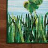 Home Dynamix Eric Carle The Very Hungry Caterpillar Elementary Sun Scene Kids Machine Washable Area Rug, Blue/Green, 35"x51" view 4