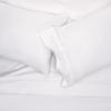 Damask Solid 550 Thread Count Supima Cotton 4 Piece Twin-XL Sheet Set - Extra Deep Pocket Sheets - Twin-XL Size 4 PC Sheet Set - Supima Cotton Sheets - Fits Mattress Upto 21 Inch Deep Pocket, White view 3