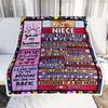 CenturyTee Personalized to My Niece Blanket from Aunt Uncle Titi Never Forget That I Love You Wood Niece Birthday Thanksgiving Christmas Customized Fleece Blanket (60 x 80 in Adult Size) view 2