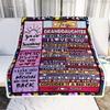 CenturyTee Personalized to My Granddaughter Blanket from Grandma Grandpa Papa Never Forget That I Love You Wood Granddaughter Birthday Christmas Fleece Throw Blanket (60 x 80 in Adult Size) view 2