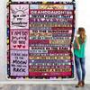 CenturyTee Personalized to My Granddaughter Blanket from Grandma Grandpa Papa Never Forget That I Love You Wood Granddaughter Birthday Christmas Fleece Throw Blanket (60 x 80 in Adult Size) view 3