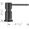 Blanco Lato Deck Mounted Soap Dispenser with 10 oz Capacity view 3