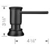 Blanco Empressa Deck Mounted Soap Dispenser with 12 oz Capacity view 4