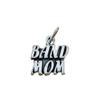 Sterling Silver 14x17mm Music says Band Mom Music Charm Jewelry Making For You view 1