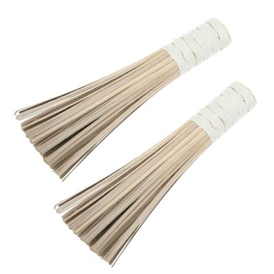 Zerodeko 2pcs Pot Brush Wok Cleaning Tools for Hearth and Kitchen Use Natural Stiff Bristles for Cleaning for Home Cooking