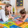 Looney Tunes Educational Kids Rug  ABC Alphabet, Professions & Jobs Matching Game Learning Mat- Interactive Classroom, Playroom & Bedroom Carpet 8x10 view 3