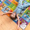Looney Tunes Educational Kids Rug  ABC Alphabet, Professions & Jobs Matching Game Learning Mat- Interactive Classroom, Playroom & Bedroom Carpet 8x10 view 4